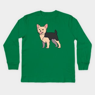 Yorkshire Terrier Kids Long Sleeve T-Shirt